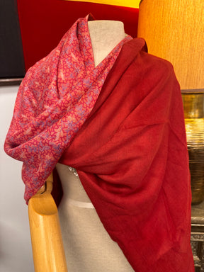 Indira Upcycled Sari Reversible Shawl