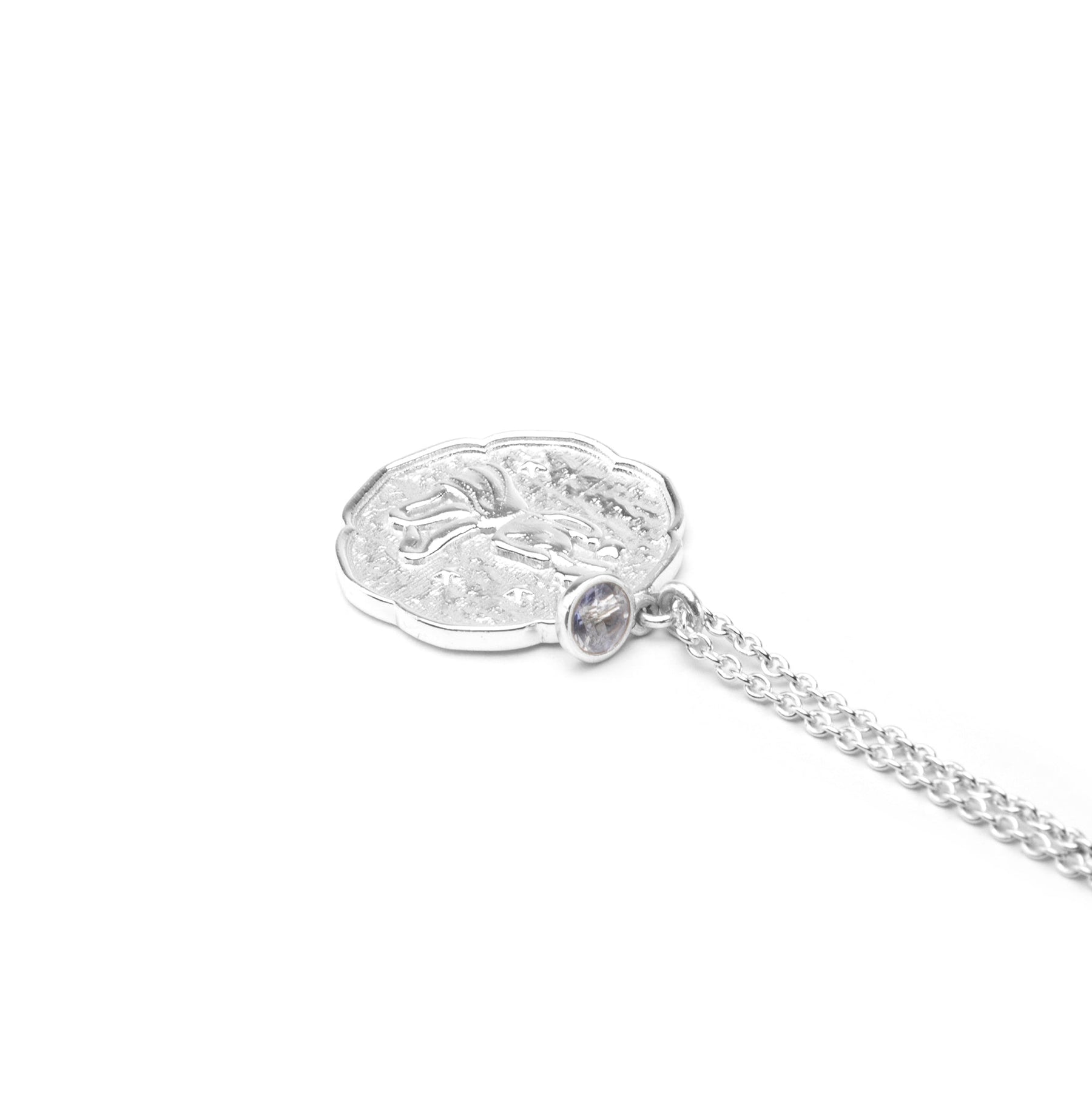 Virgo Necklace With Birth Stone Charm