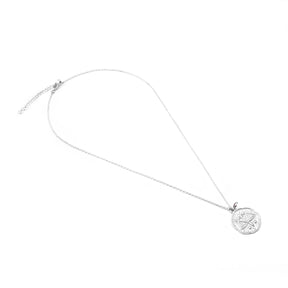 Libra Necklace With Birth Stone Charm