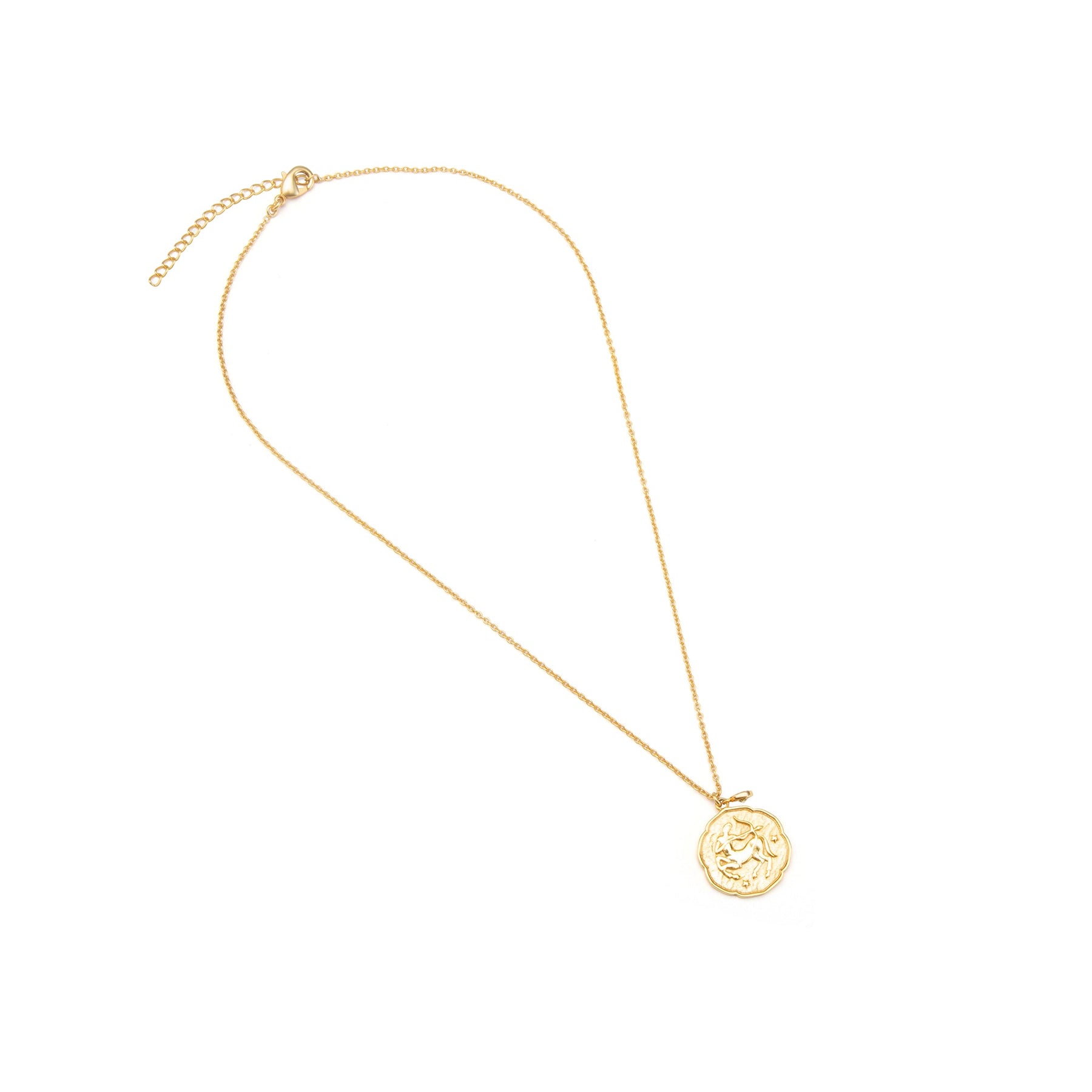 Sagittarius Necklace With Birth Stone Charm