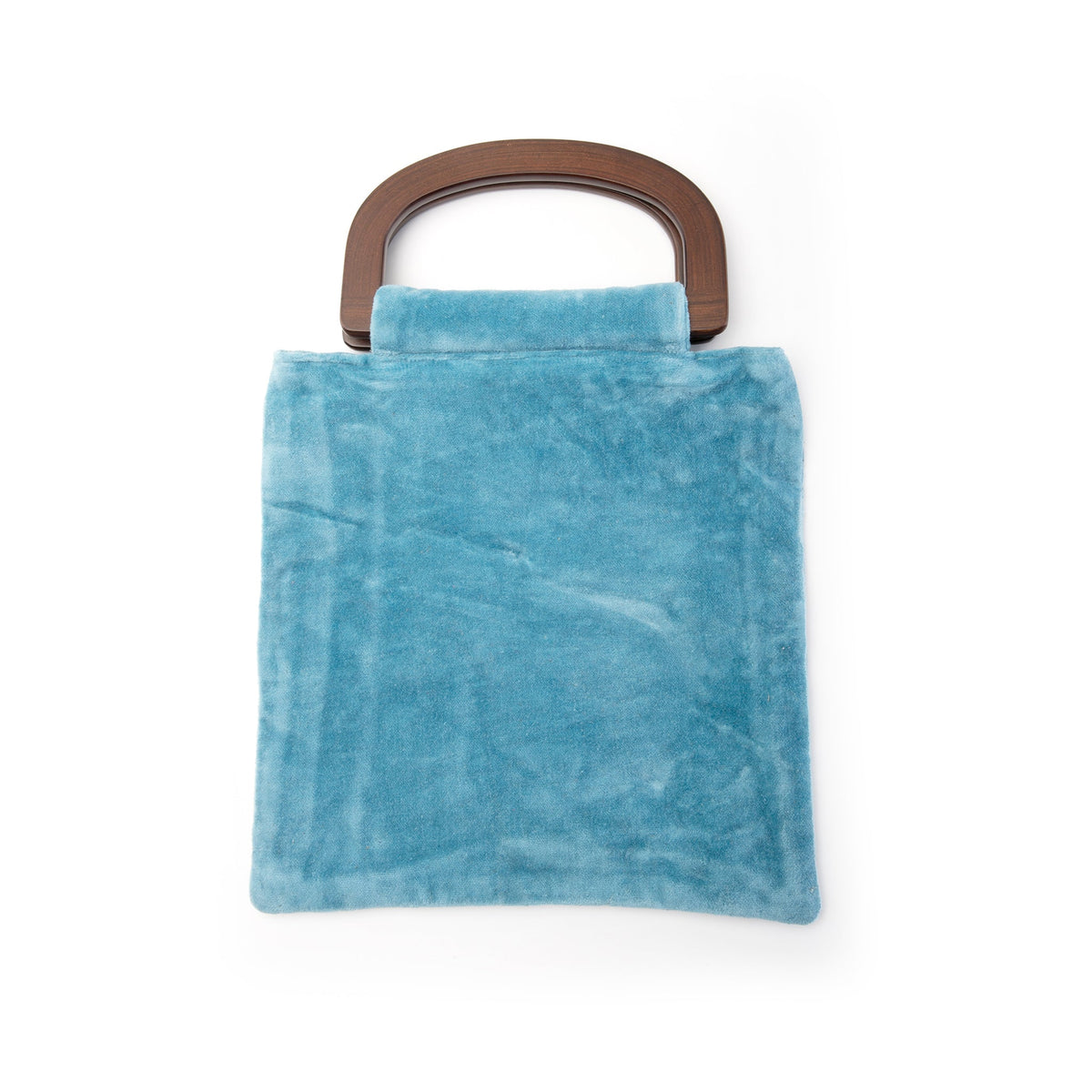 Embroidered Blue Beetle Handbag